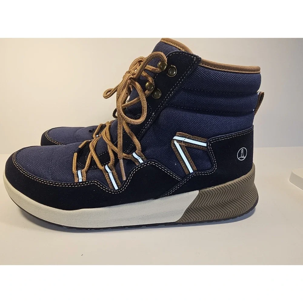 Lands' End Men's Transitional Insulated Winter Snow Boot - Radiant Navy US10.5‎
